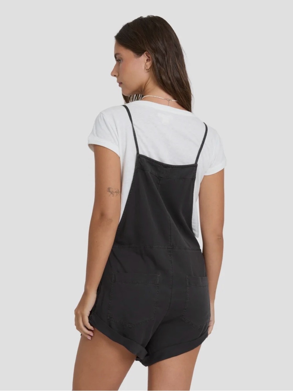 Billabong Faded Black wild pursuit Overall romper size medium - Picture 2 of 7